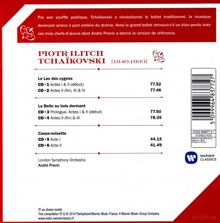 Andre Previn: Tchaikovsky Les Ballets [BOX] [6CD]