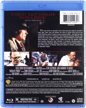 Absolute Power (Władza absolutna) [Blu-Ray]