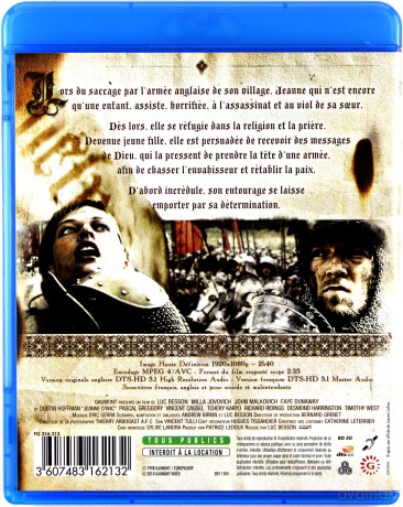 The Messenger: The Story of Joan of Arc (Joanna d'Arc) [Blu-Ray]