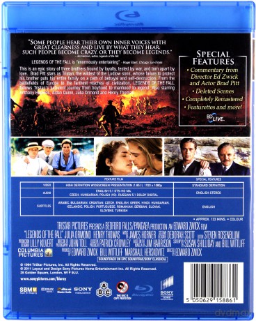 Wichry namiętności [Blu-Ray]