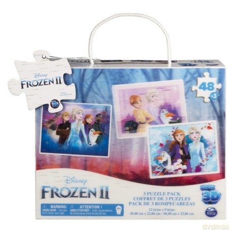 3D Cardinal Gmaes Frozen 2 3x 48 el. (Kraina Lodu) [PUZZLE]