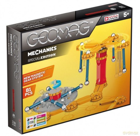 Klocki magnetyczne SPECIAL EDITION MECHANICS 81 el. [KLOCKI]
