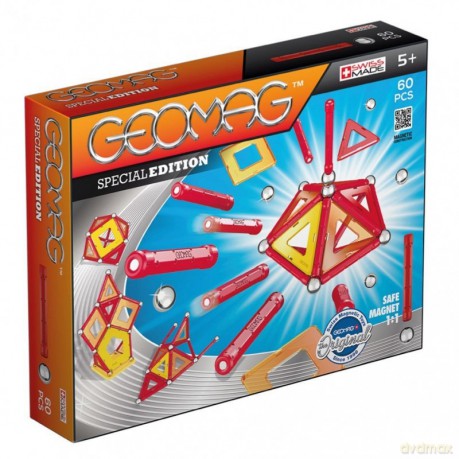 Klocki magnetyczne SPECIAL EDITION PANELE CZERWONE 60 el. [KLOCKI]