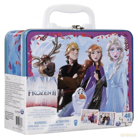 SPIN MASTER 2x48 el. Cardinal Games w kuferku, Frozen 2 (Kraina Lodu) [PUZZLE]