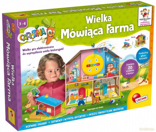 Zestaw edukacyjny Carotina Wielka mówiąca farma [GRA]