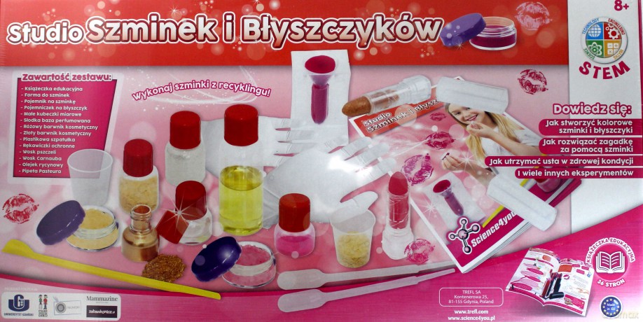 Zestaw edukacyjny Studio Szminek i błyszczyków Mega Set