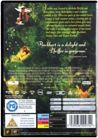 A Midsummer Night's Dream (Sen nocy letniej) [DVD]
