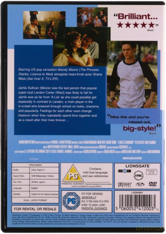 A Walk to Remember (Szkoła uczuć) [DVD]