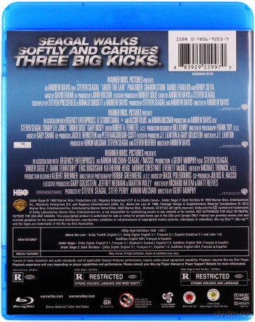 Above the Law / Under Siege 1-2 (Nico / Liberator 1-2) [3xBlu-Ray]
