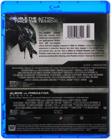 Avp Double Feature (Obcy kontra Predator 1-2) [Blu-Ray]