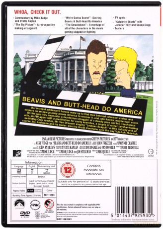 Beavis And Butt-Head Do America (Beavis i Butt-head zaliczają Amerykę) [DVD]