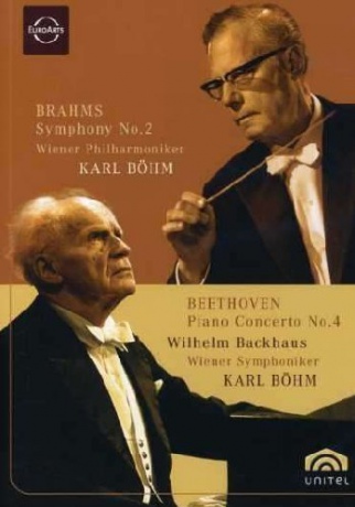 Beethoven: Piano Concerto no.4/ Brahms: Symphony no.2 [DVD]