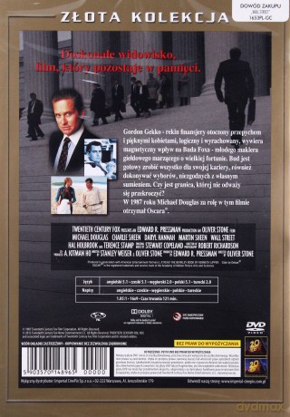 Wall Street (Złota Kolekcja) [DVD]