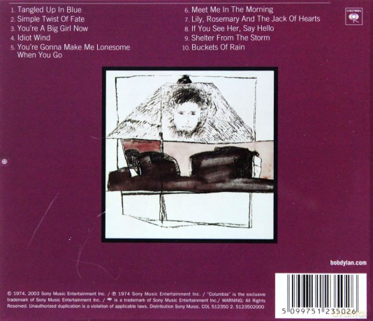 Bob Dylan: Blood On The Tracks [CD]