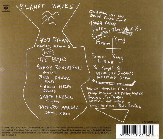 Bob Dylan: Planet Waves [CD]