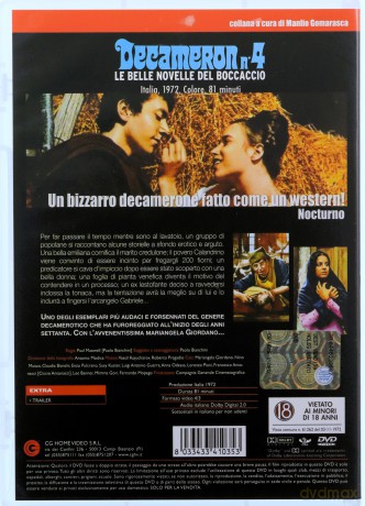 Decameron n° 4 - Le belle novelle del Boccaccio [DVD]