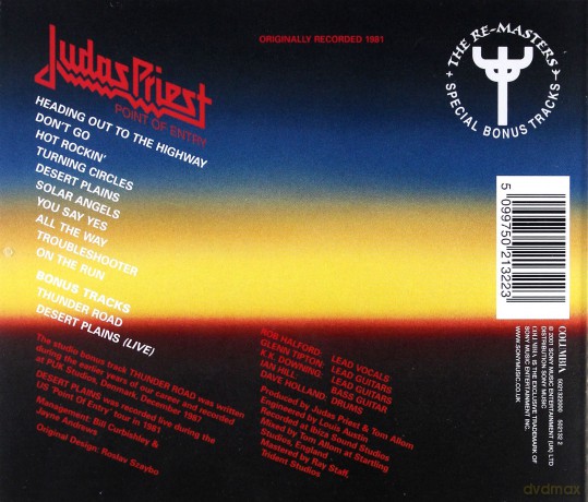 Judas Priest: Point Of Entry [CD]