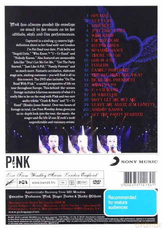 P!nk: Live At Wembley Arena [DVD]