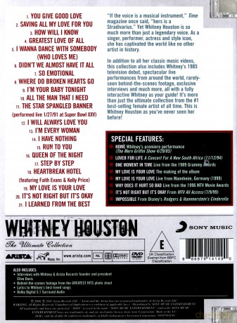 Whitney Houston: The Ultimate Collection (super jewel case) [DVD]
