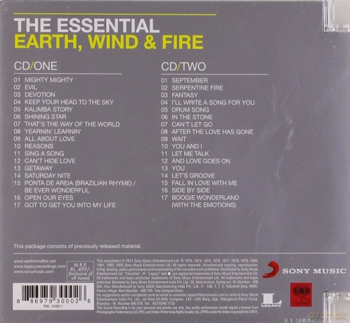 Earth, Wind & Fire: The Essential Earth, Wind & Fire [2CD]