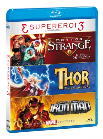Dottor Strange / Thor - Tales Of Asgard / The Invincible Iron Man [3xBlu-Ray]