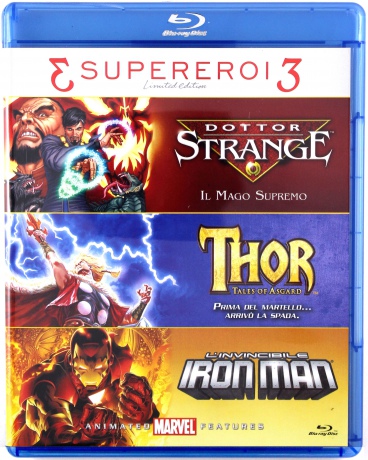 Dottor Strange / Thor - Tales Of Asgard / The Invincible Iron Man [3xBlu-Ray]