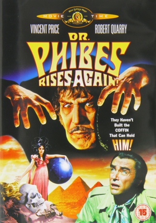 Dr. Phibes Rises Again (Dr Phibes powraca) [DVD]