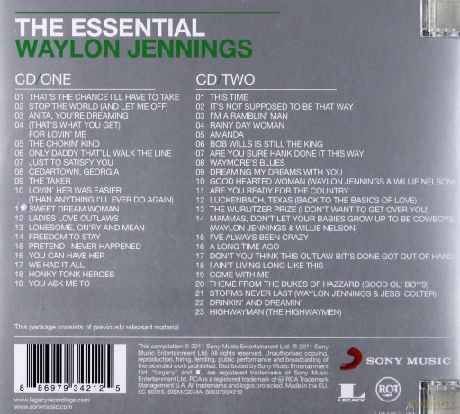 Waylon Jennings: The Essential Waylon Jennings [2CD]