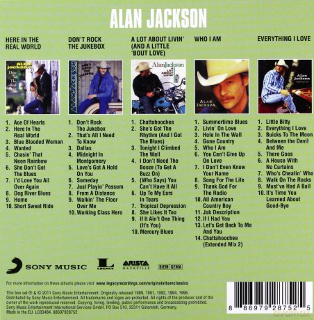 Alan Jackson: Original Album Classics [BOX] [5CD]