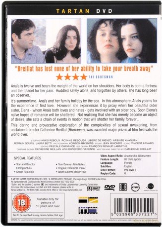 Fat Girl (Moja siostra) [DVD]