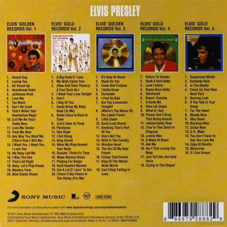 Elvis Presley: Original Album Classics [BOX] [5CD]