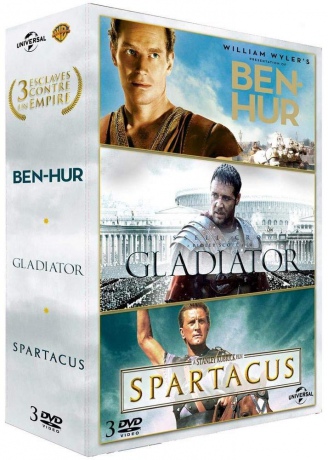 Gladiator / Spartacus / Ben-Hur [3DVD]