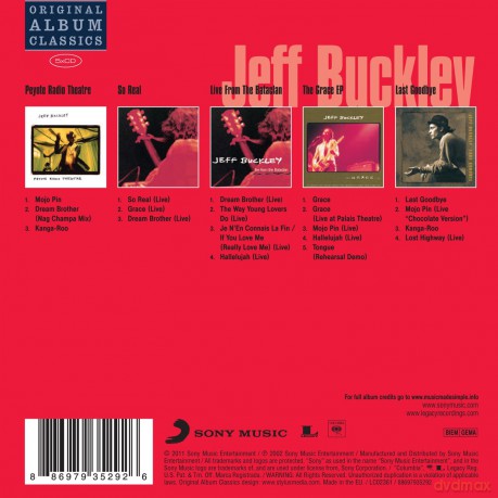 Jeff Buckley: Original Album Classics [BOX] [5CD]
