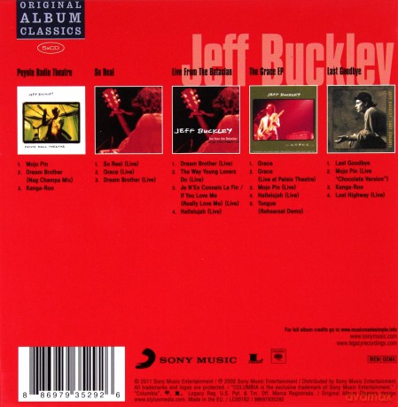 Jeff Buckley: Original Album Classics [BOX] [5CD]