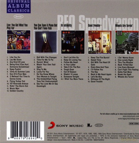 Reo Speedwagon: Original Album Classics [BOX] [5CD]