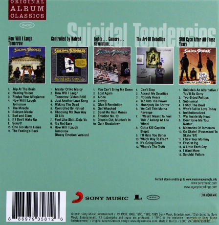 Suicidal Tendencies: Original Album Classics [BOX] [5CD]