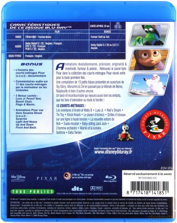 Pixar Short Films Collection 1 [Blu-Ray]