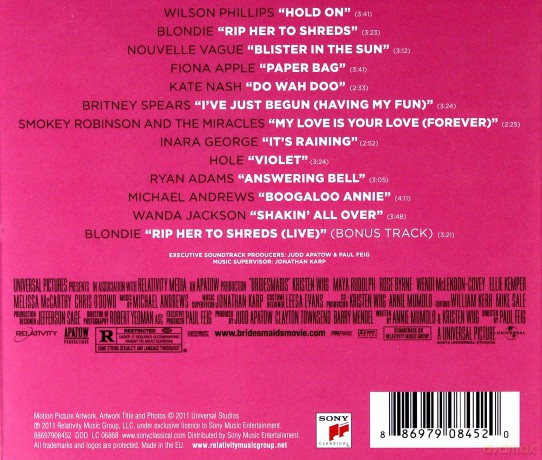 Bridesmaids soundtrack (Druhny) [CD]