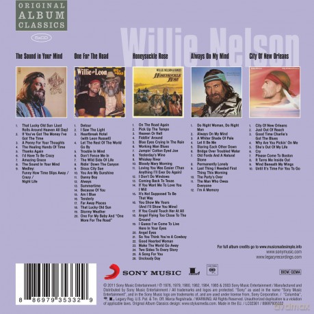 Willie Nelson: Original Album Classics [BOX] [5CD]