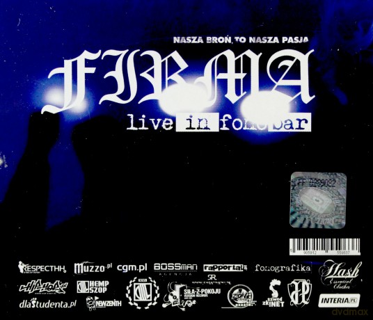 Firma: Live In Fonobar [CD]