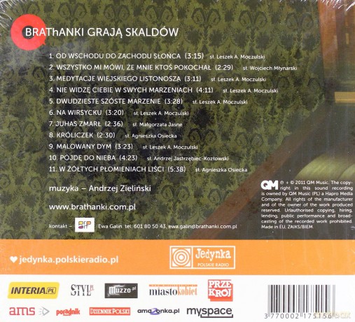 Brathanki: Brathanki Grają Skaldów (digipack) [CD]
