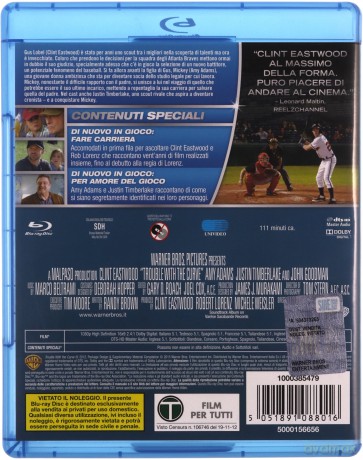 Trouble with the Curve (Dopóki piłka w grze) [Blu-Ray]