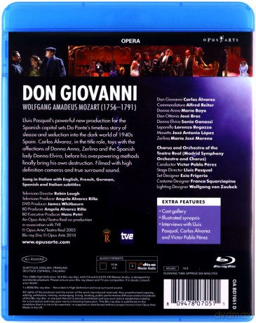 Wolfgang Amadeus Mozart - Don Giovanni [Blu-Ray]