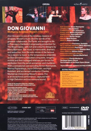 Wolfgang Amadeus Mozart - Don Giovanni [2DVD]