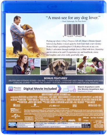 A Dog's Journey (Był sobie pies 2) [Blu-Ray]