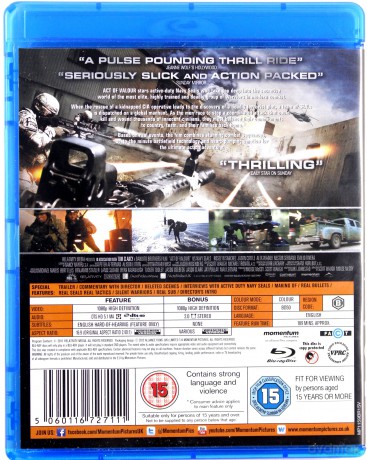 Act of Valour (Akt odwagi) [Blu-Ray]
