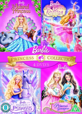 Barbie Princess - 4 Movie Collection [4DVD]