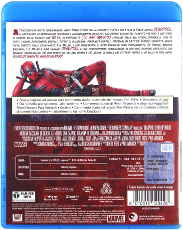 Deadpool [Blu-Ray]