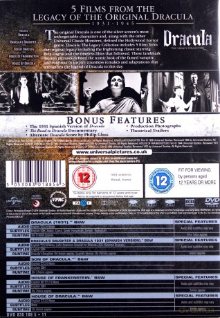 Dracula - the Legacy Collection [5DVD]