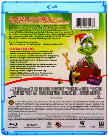 How the Grinch Stole Christmas (Grinch: świąt nie będzie) [Blu-Ray]